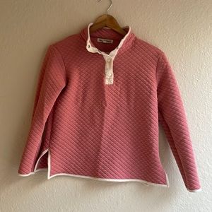 Gorgeous rose quilted sweater size L
